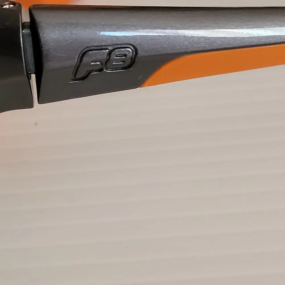 F8 Slam  Liberty Sport Orange Black Protective Glasses 52x17x135 Frame Only